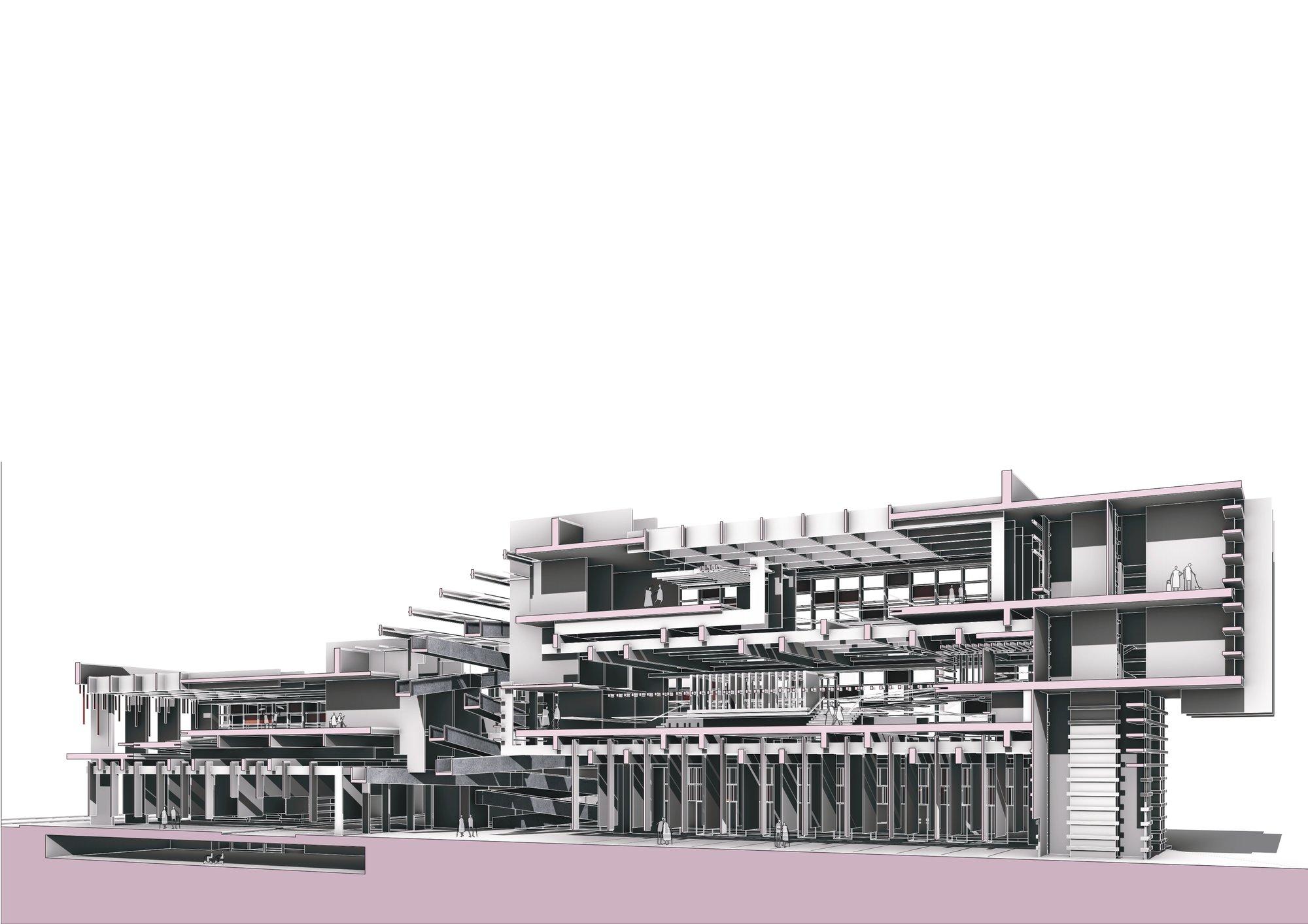 Sectional perspective