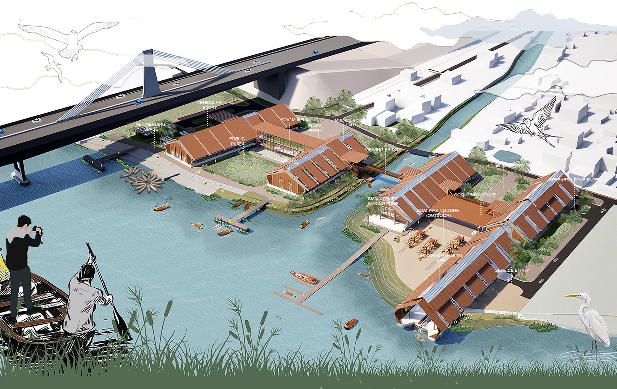 Traditional Wooden Boat Crafting Centre