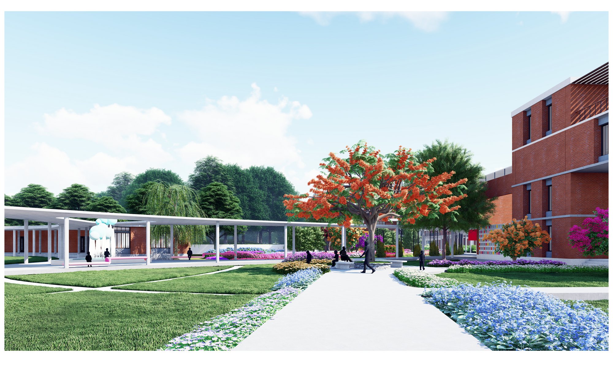 Pedestrian Entryway