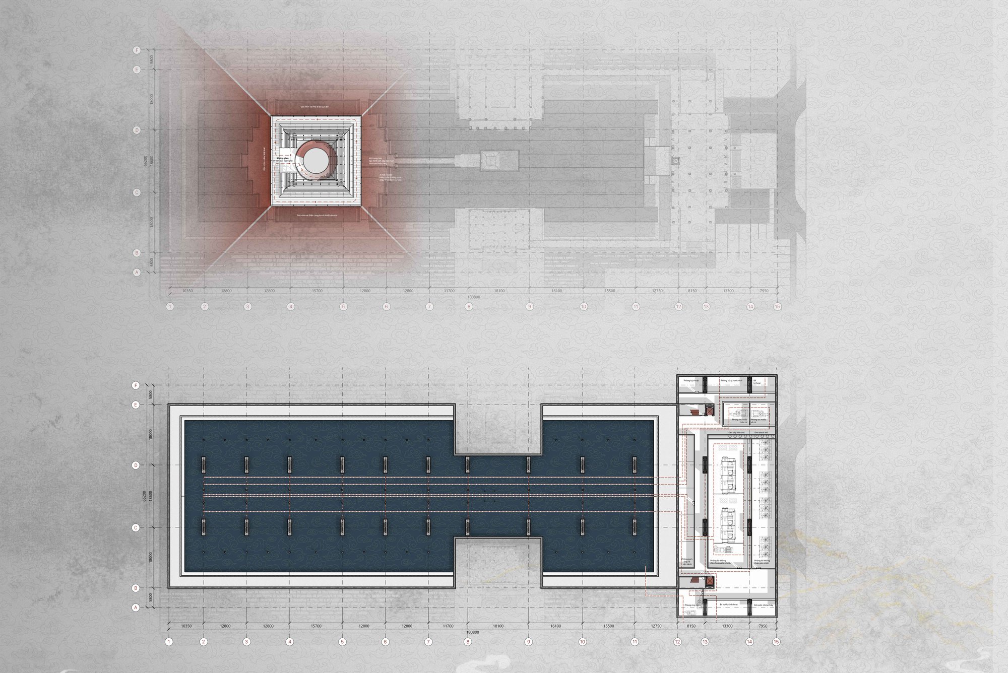 Plan L1 (above) and Plan B3 (below)