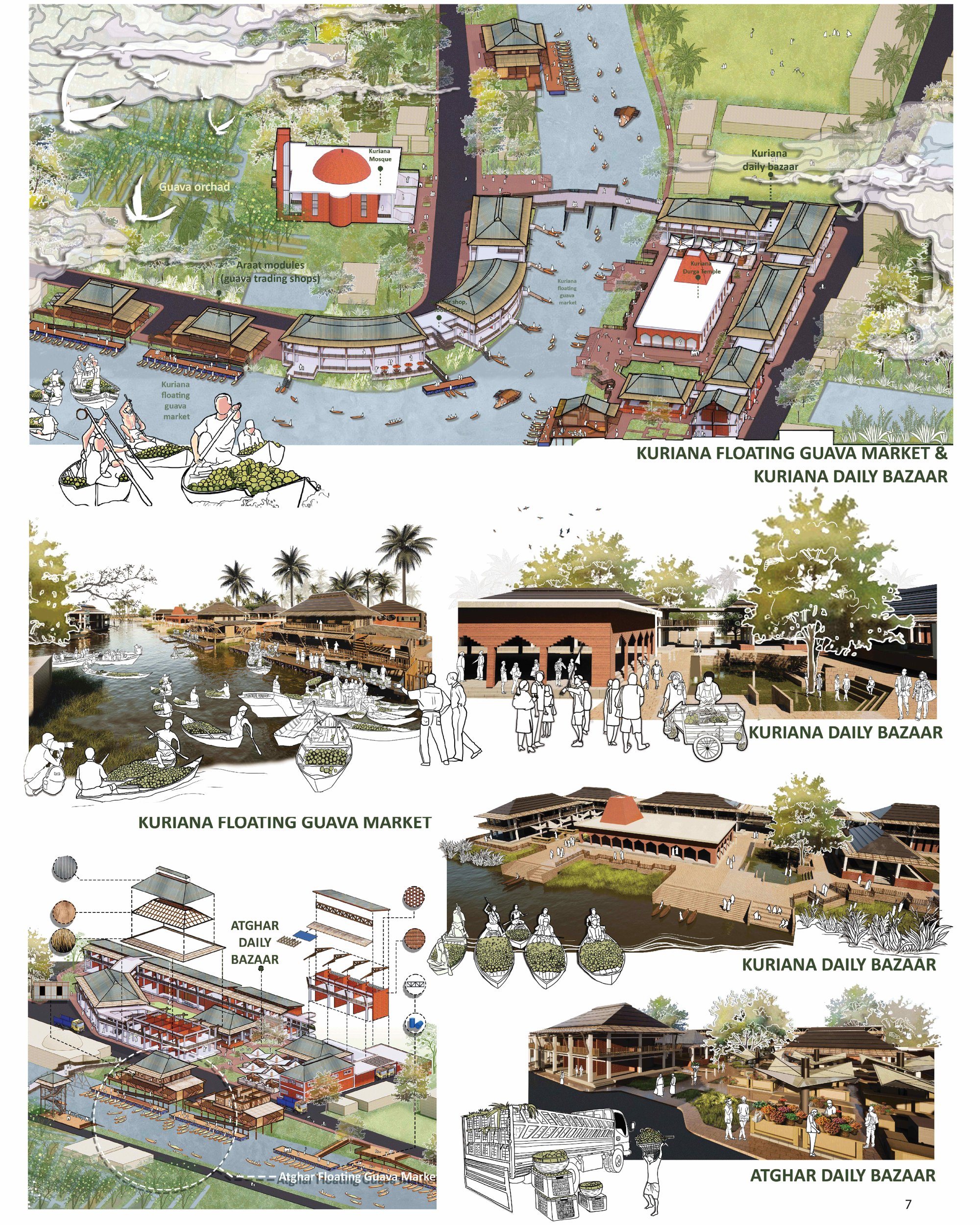 Visualizations of Floating Guava Markets