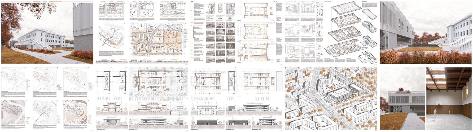 Compilation of architectural boards