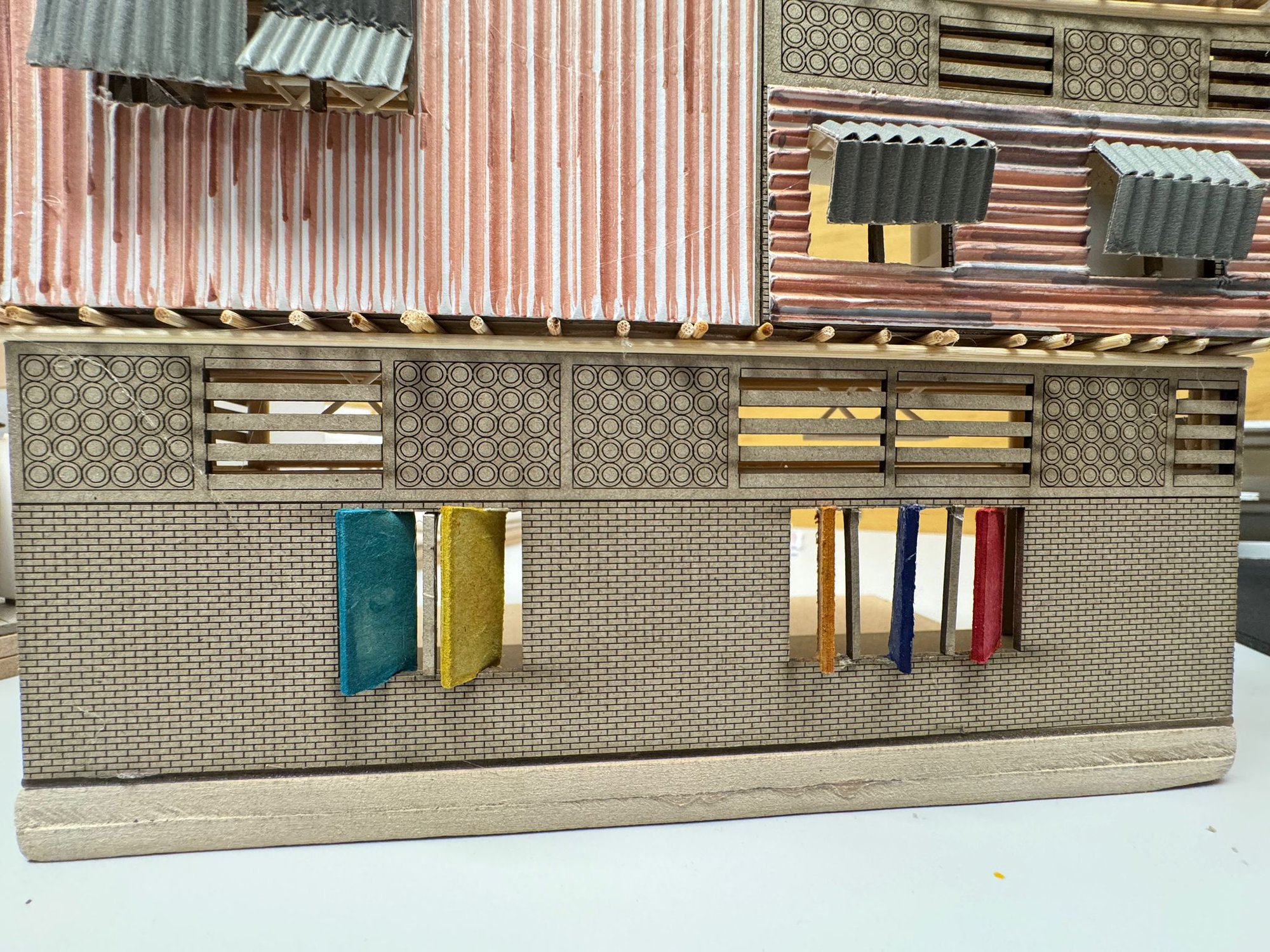 Variation of using local materials