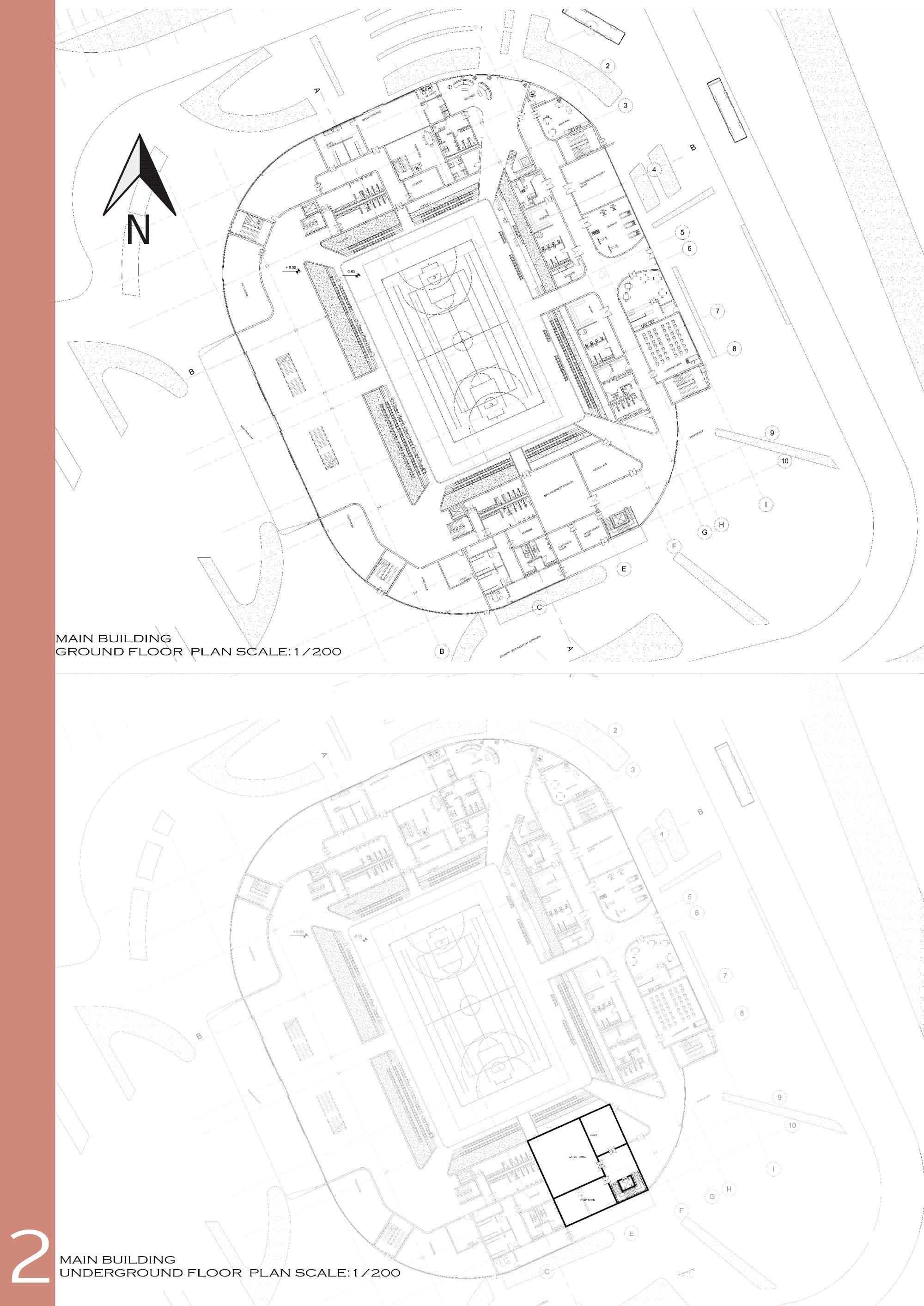 Main Building Ground Floor Plan
