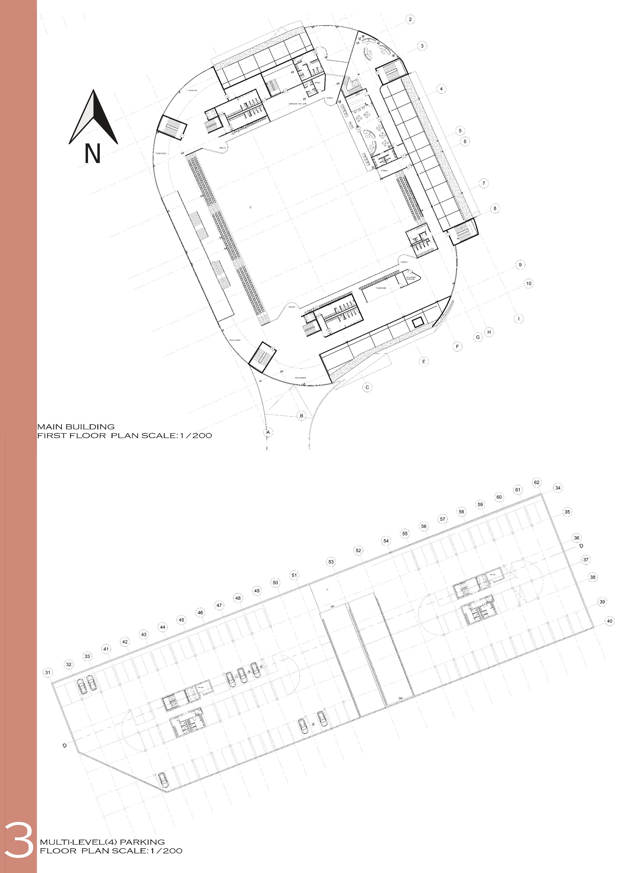 Main Building Upper Floor+ Underground Parking Floor