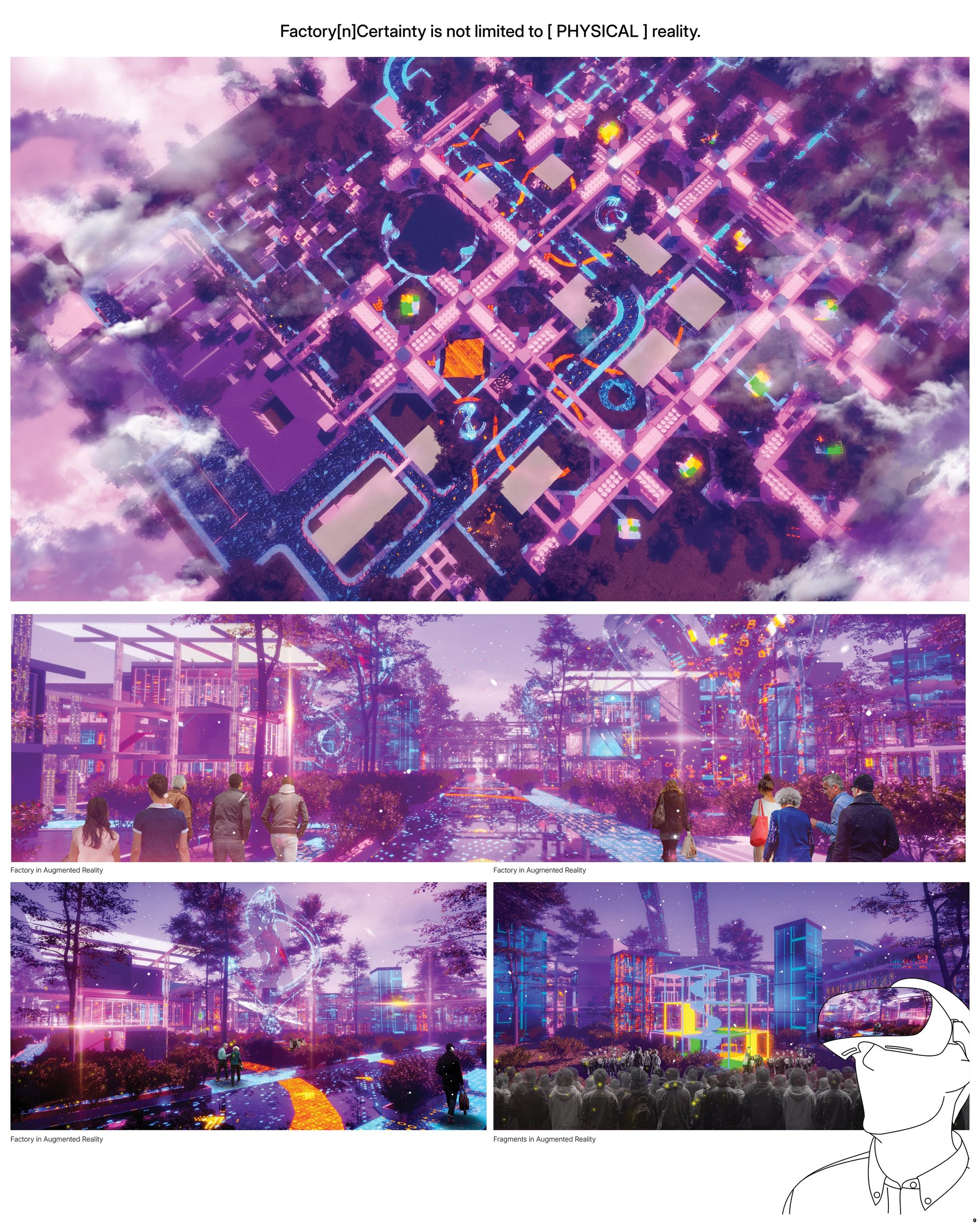 visualization of factory[n]certainty in metaverse
