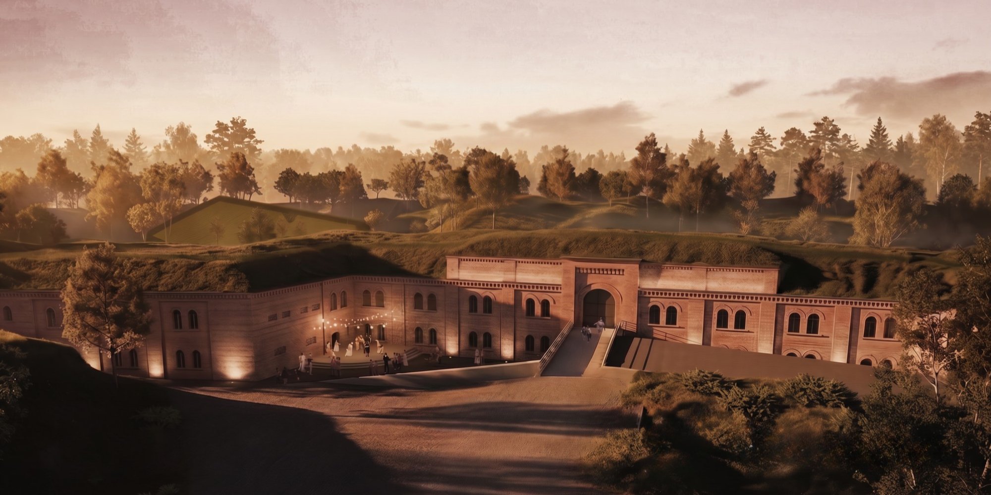 Revitalisation of Fort II in Poznań for the needs of the Folk Dance Ensemble headquarters