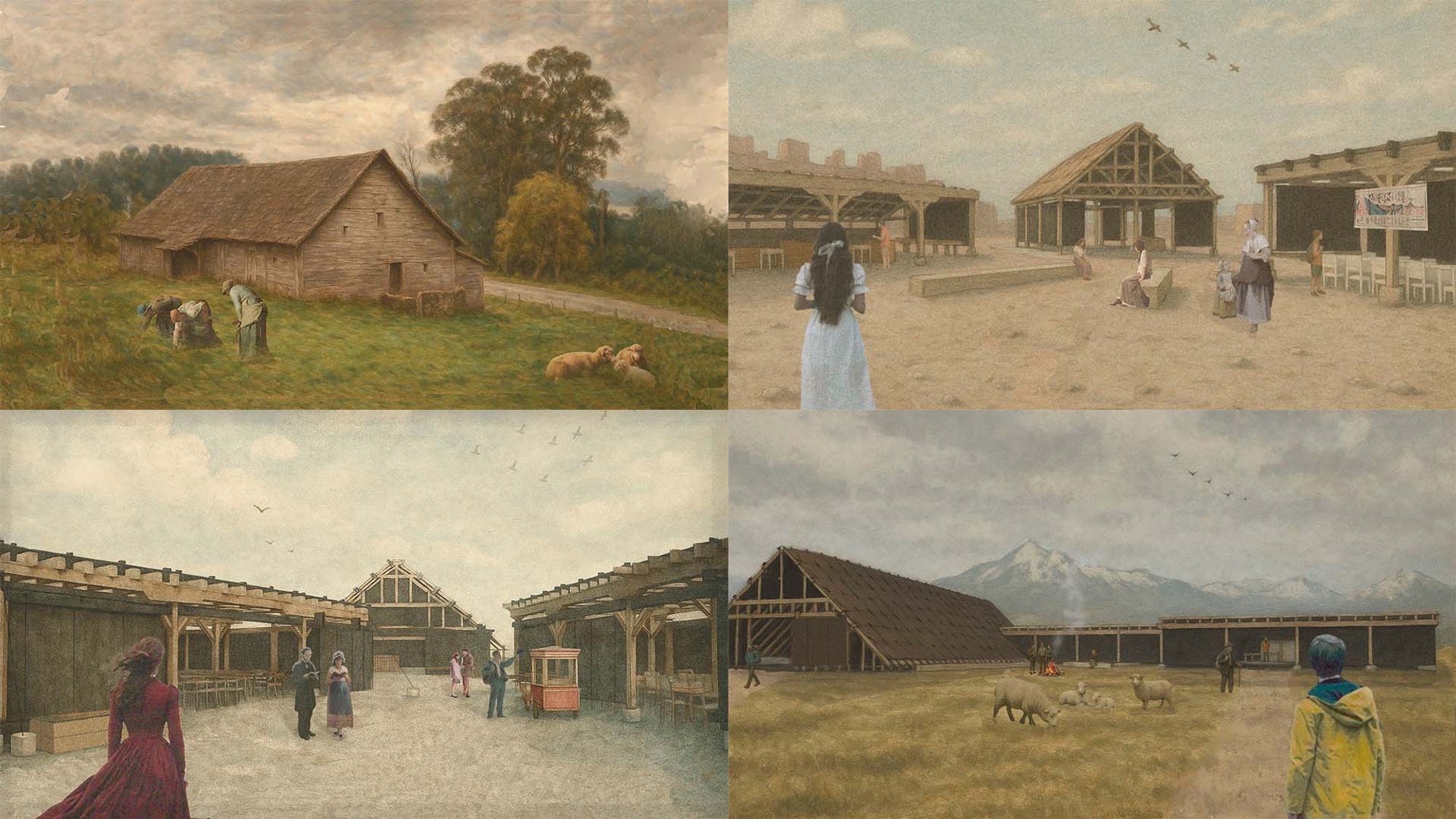 New artifacts based on the typological reformulation of assembled wooden barns