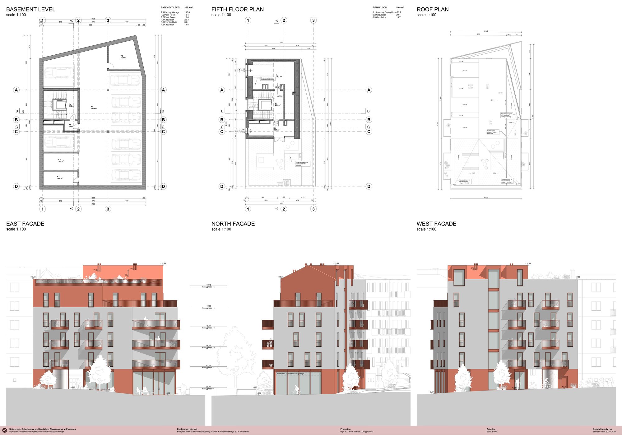 04 - Floor plans and facade views