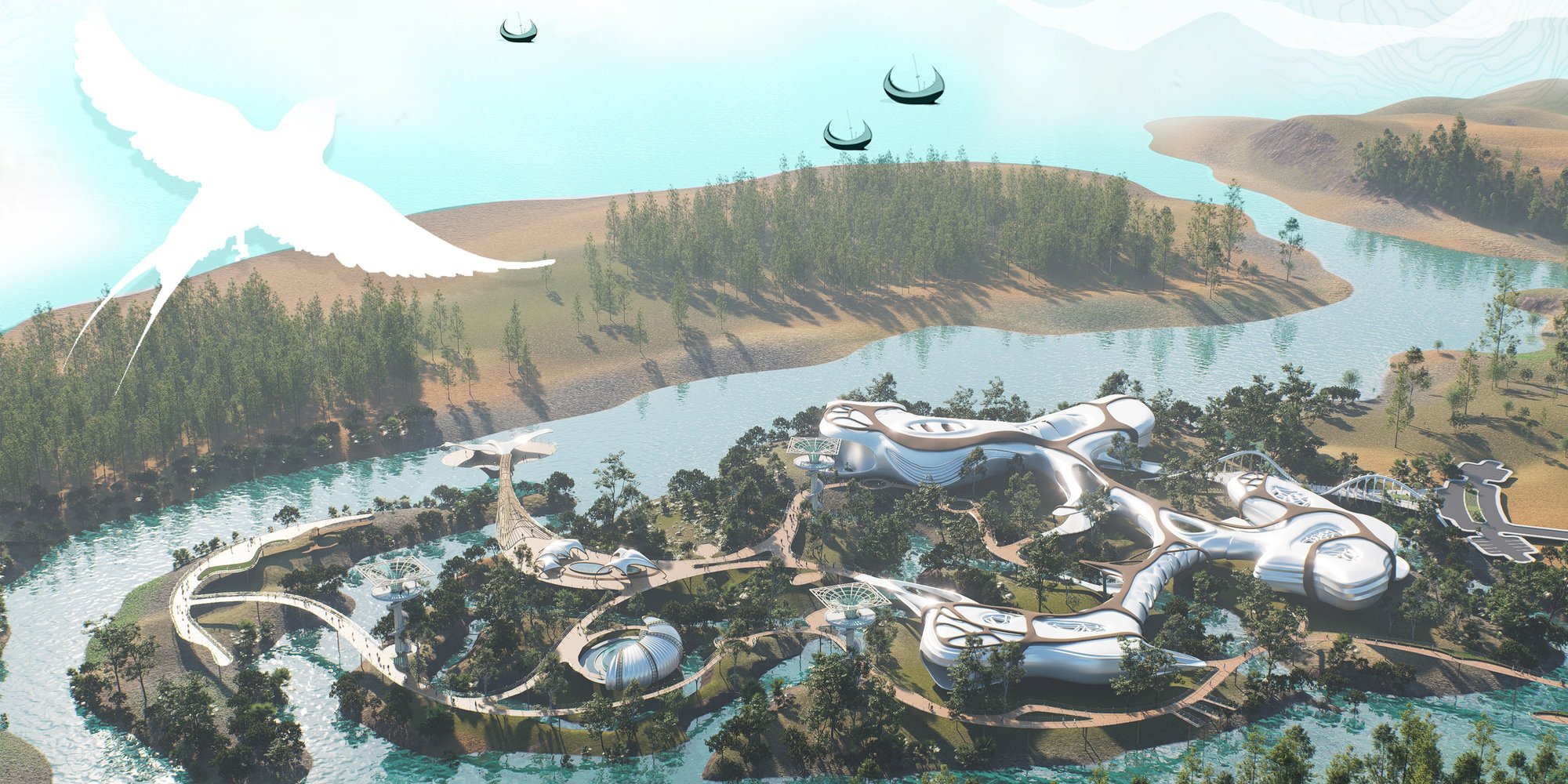 The Aquascape: An Oceanarium Complex Rewilding the Myths of the Tidal Shore in Sabrang, Teknaf.