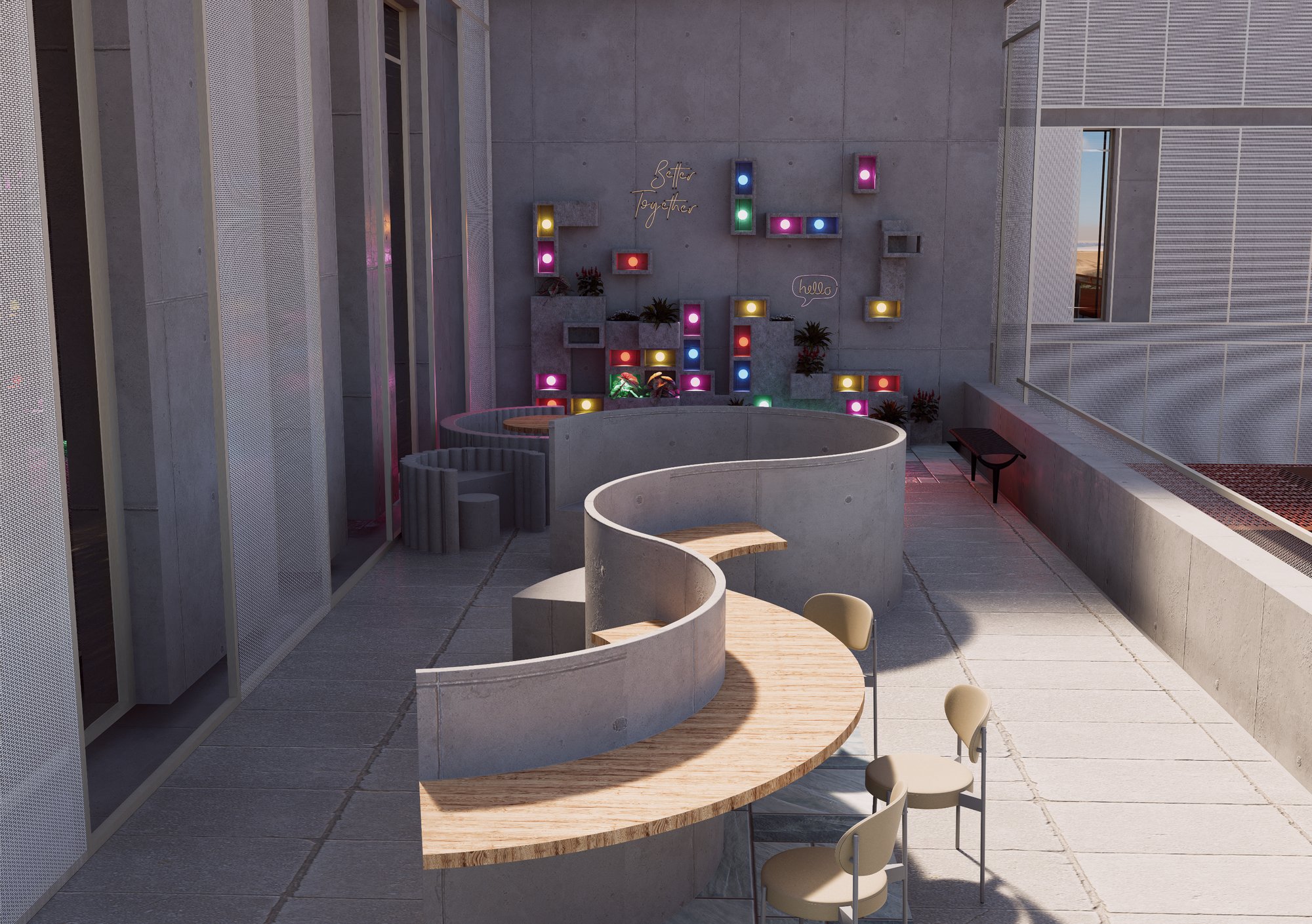 think and speech terrace