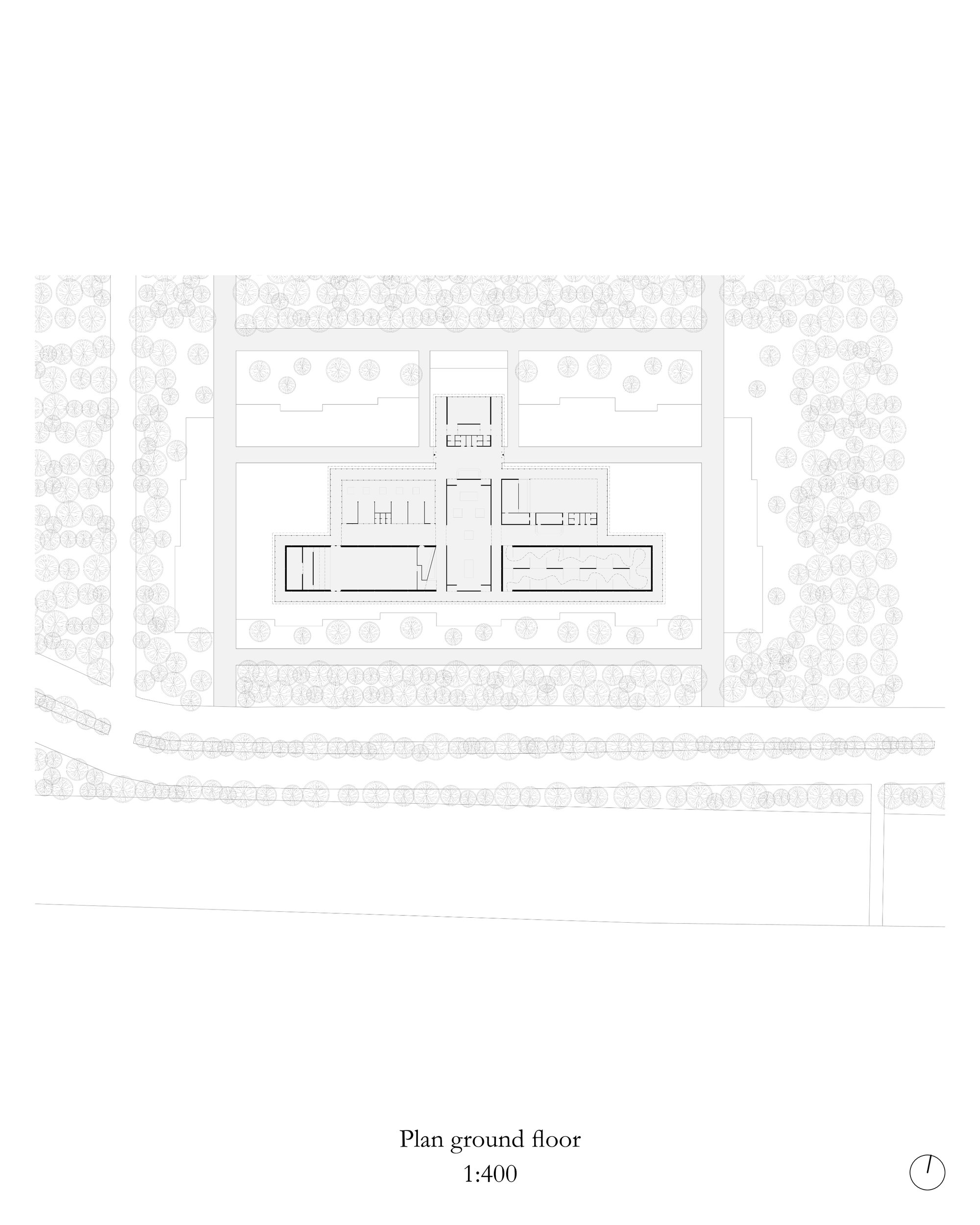 Plan ground floor - 1:400