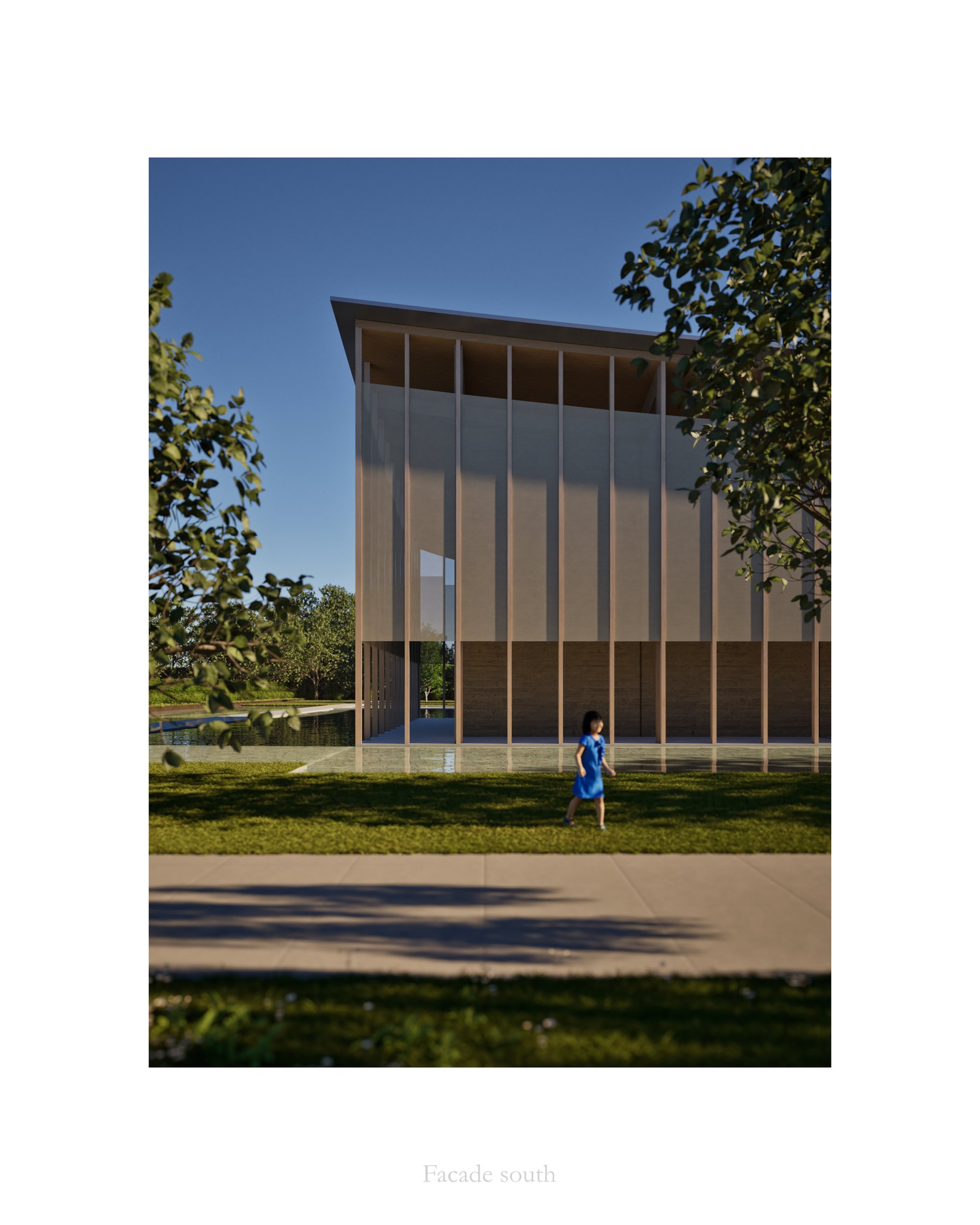 Auditorium exterior facade