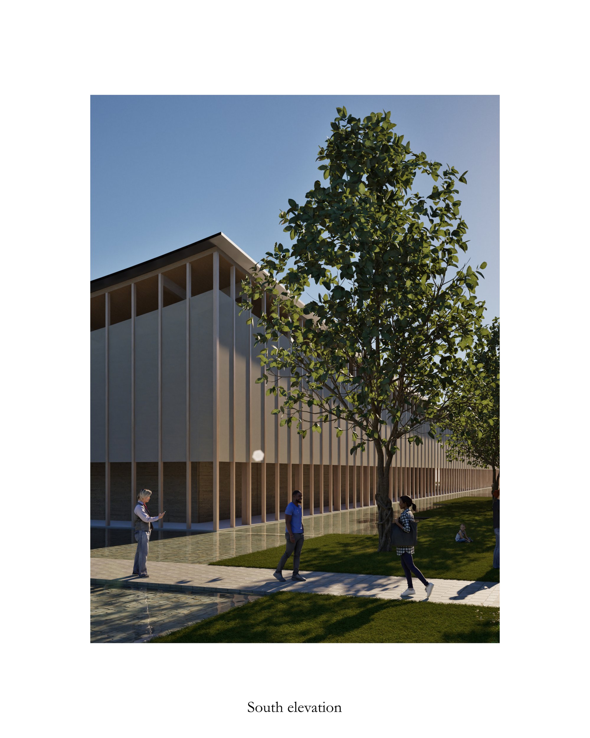 Auditorium exterior facade
