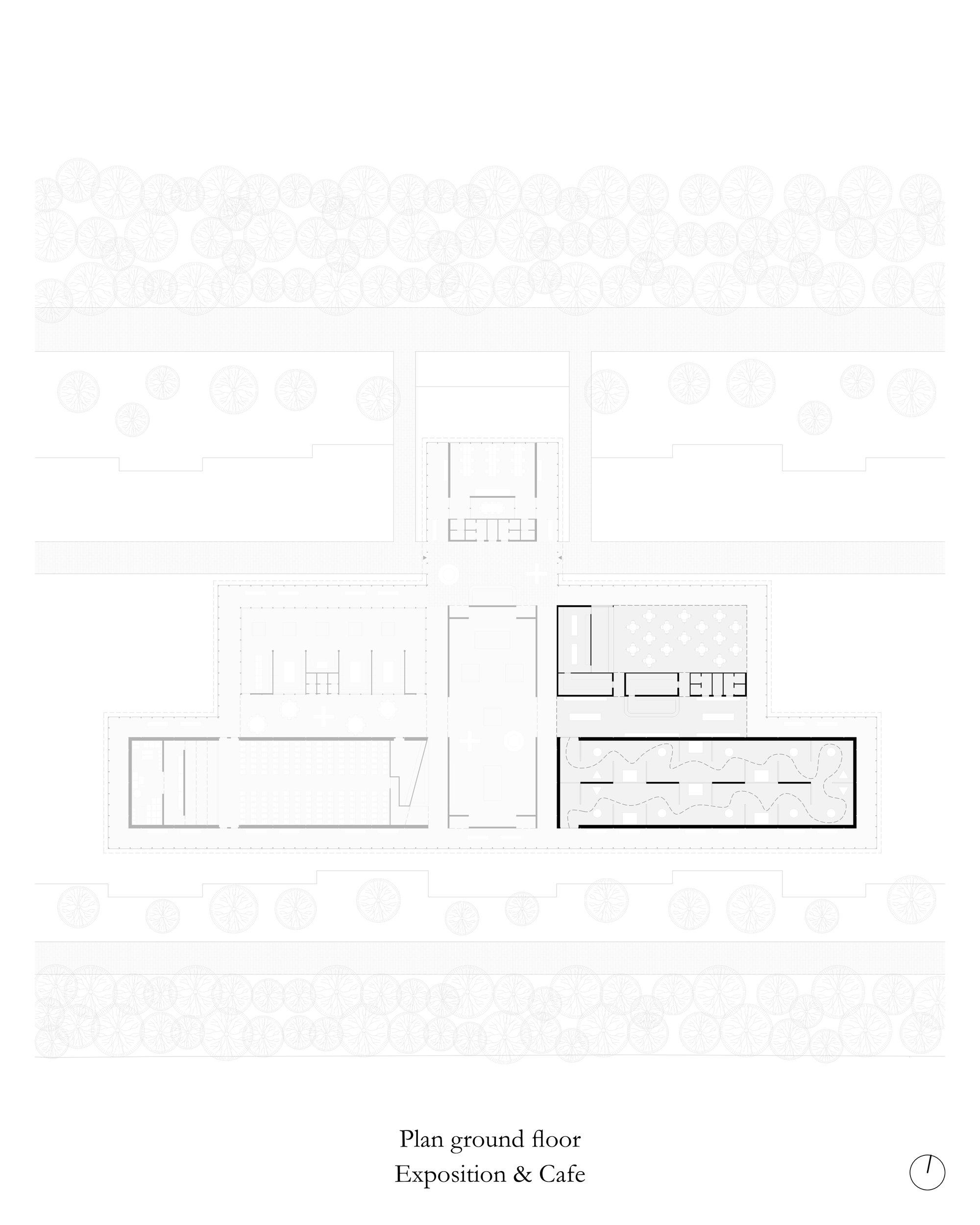 Plan - Permanent Exposition & Cafe