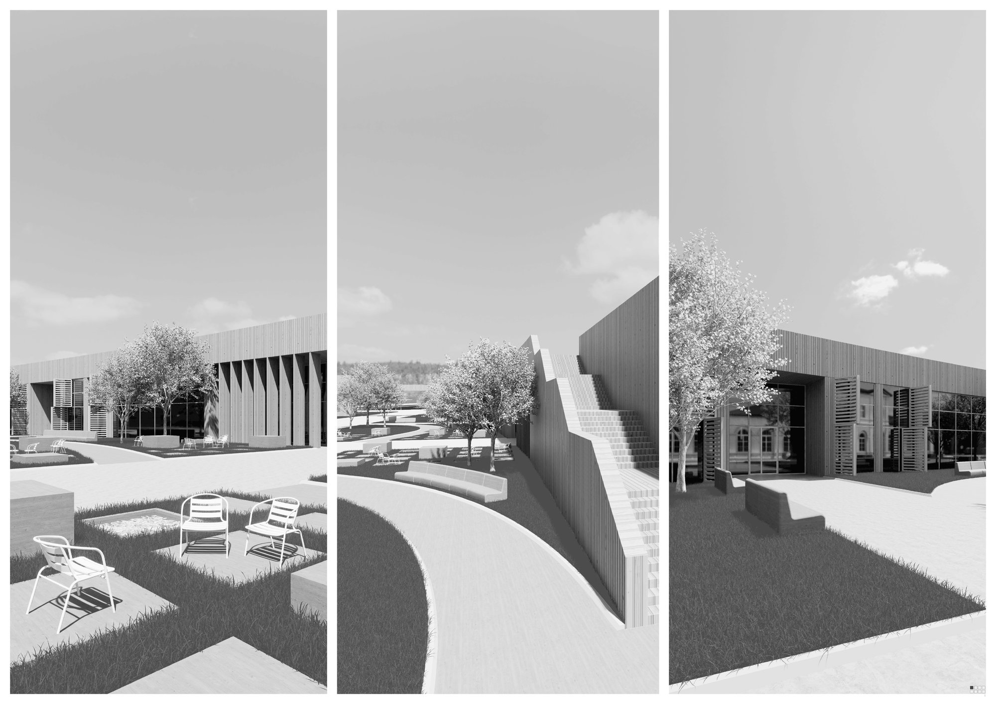 Views of the built-up area