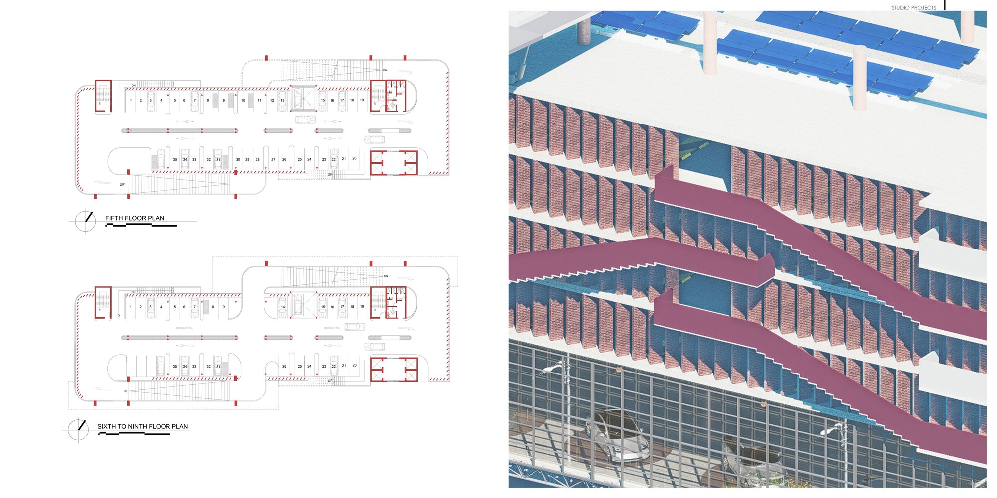 Floor Plans & Visuals of upper levels