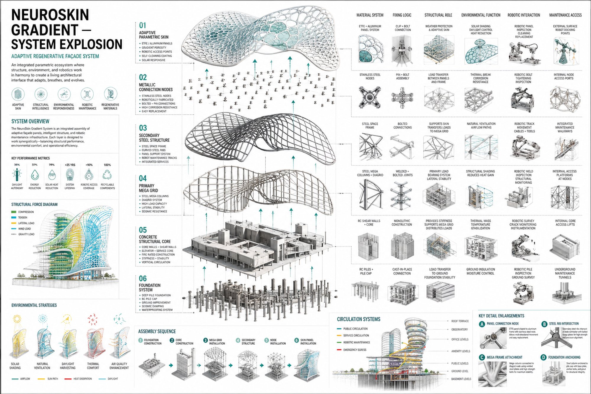 Exploded axanometric