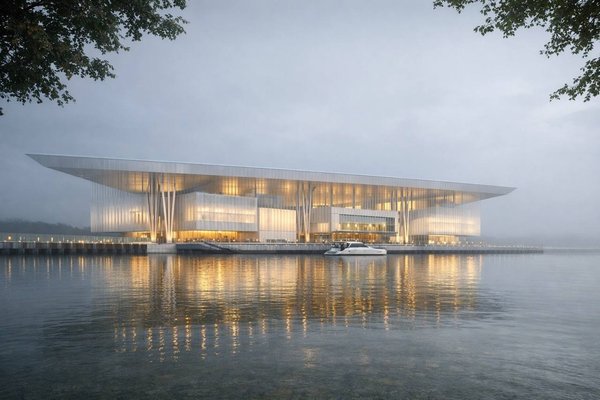 National center of arts and handicrafts "Art+" on New Waterfront district in Kazan city