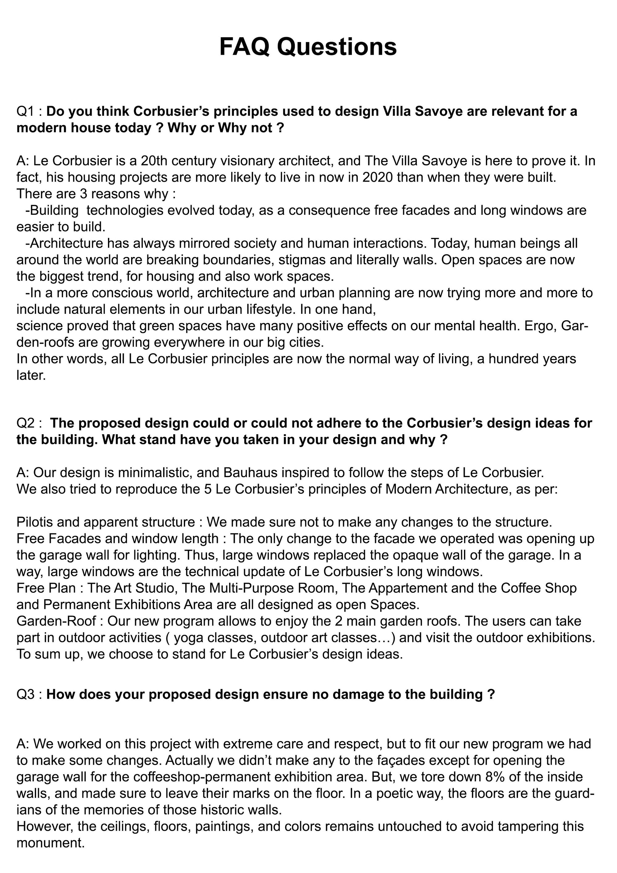 FAQ 1