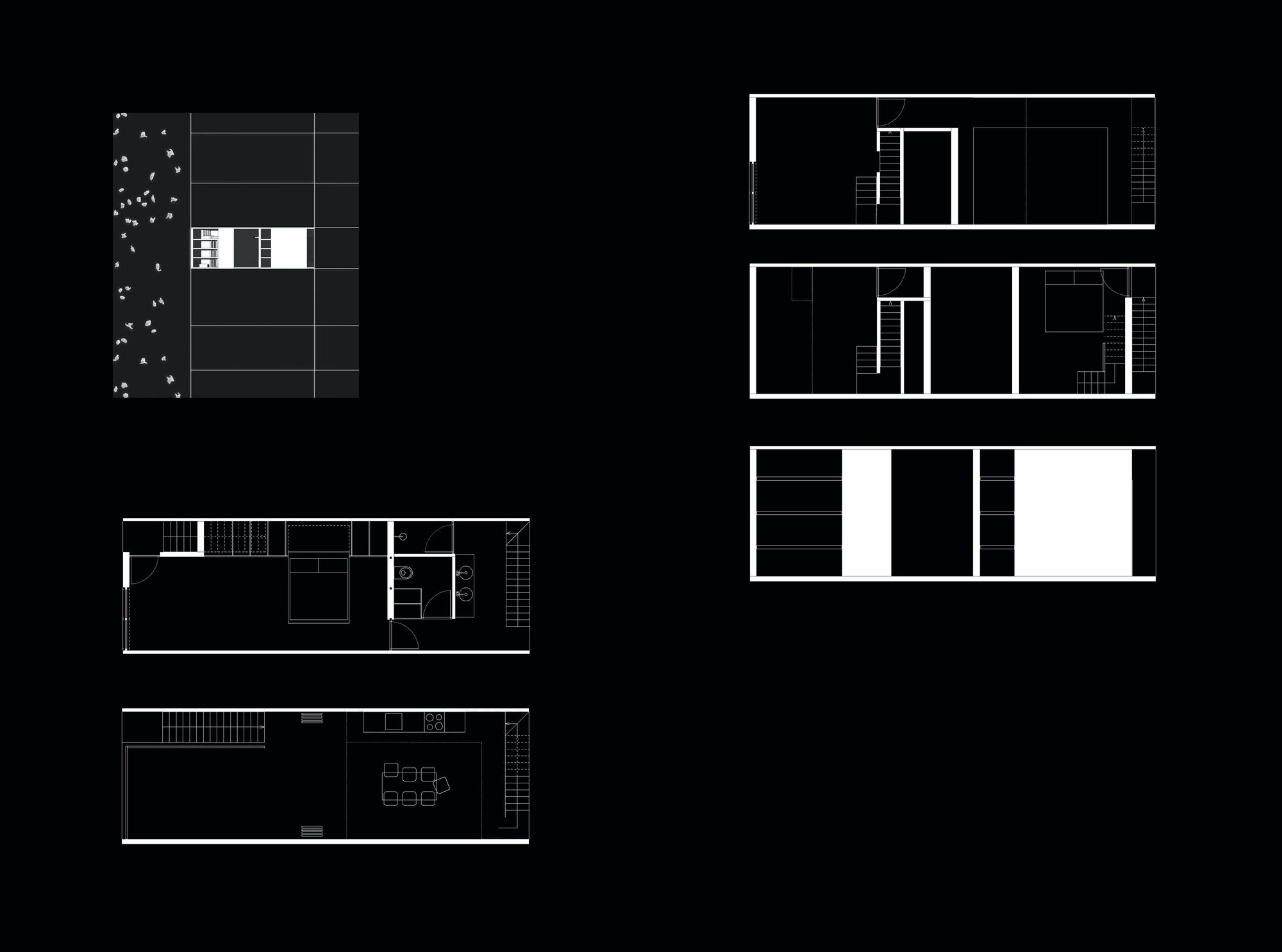 site plan and floor plans