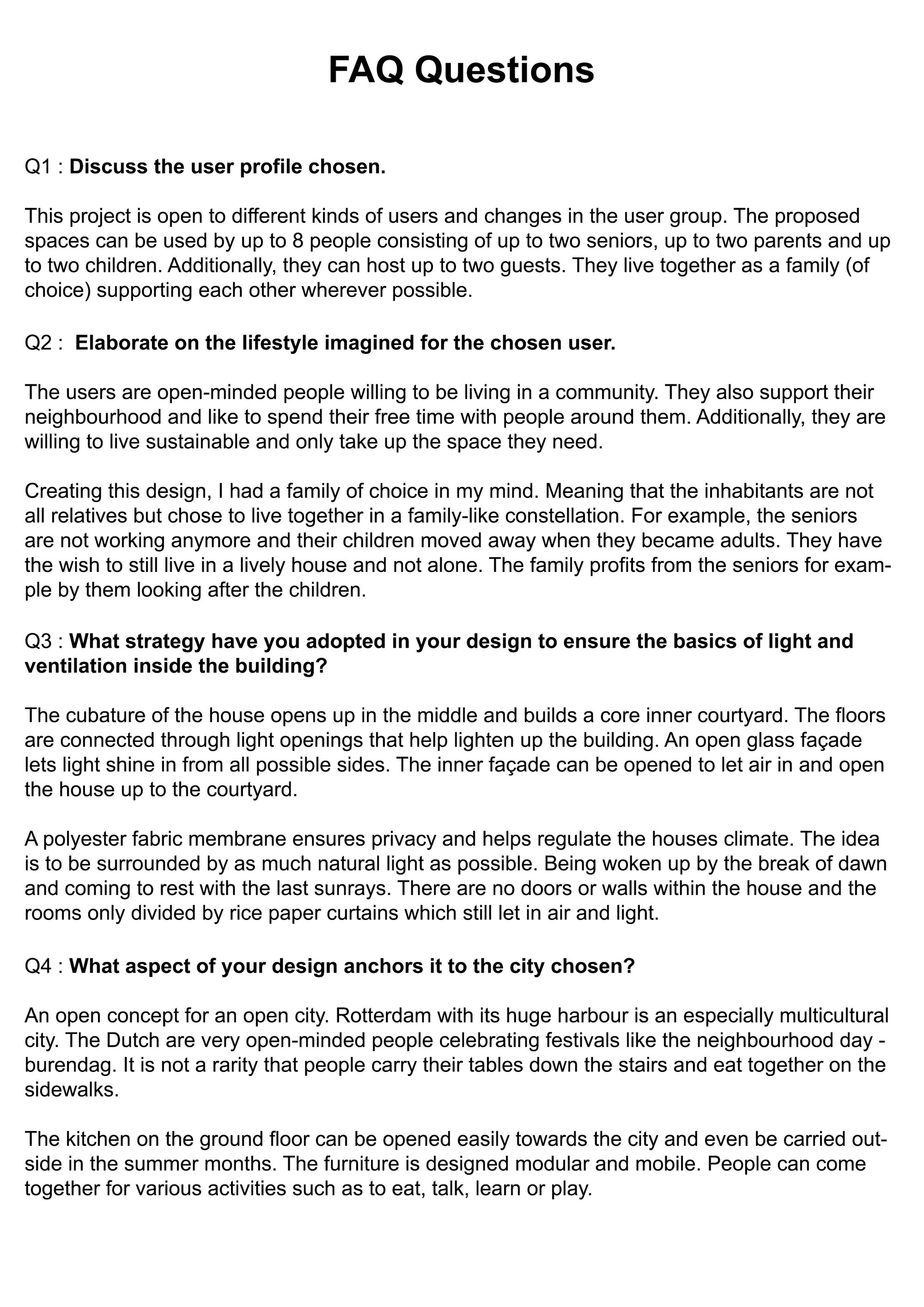 FAQ Questions 1