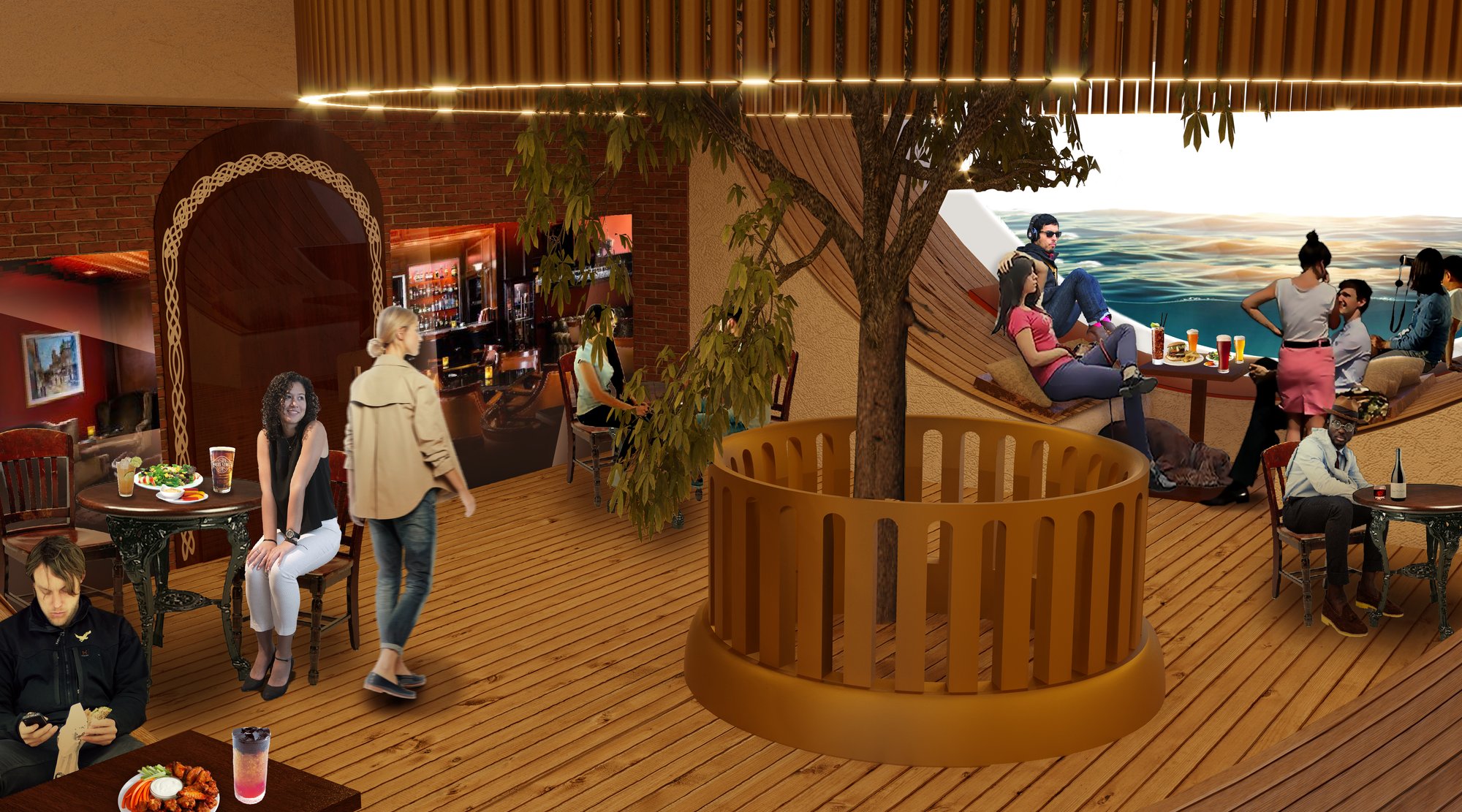 Cafe- basement