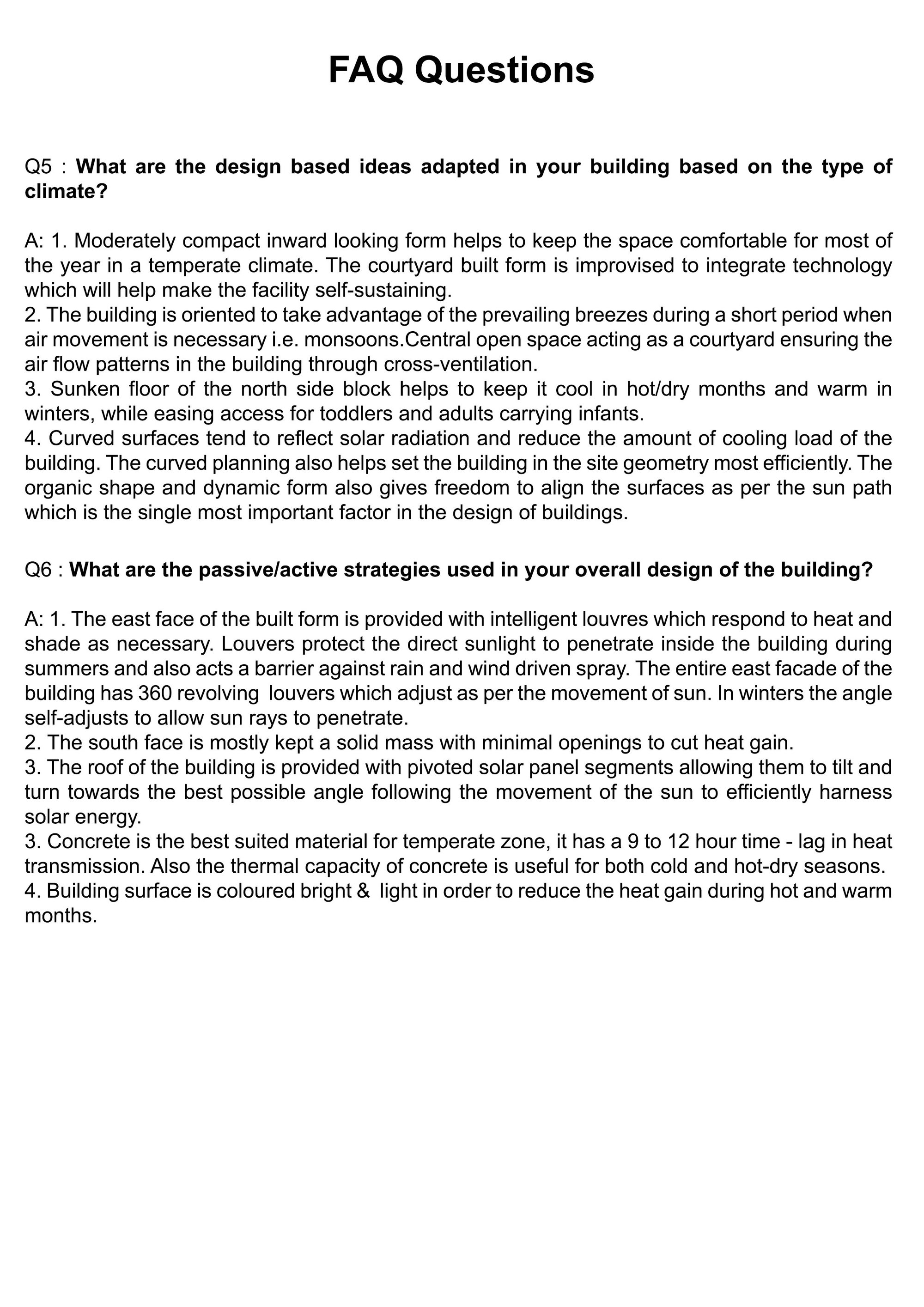 FAQ 4 & 5