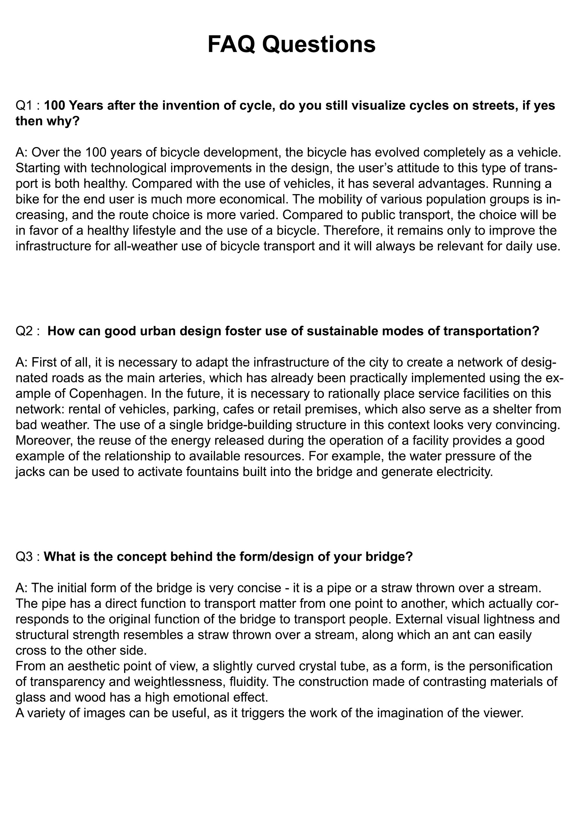 FAQ Part 1
