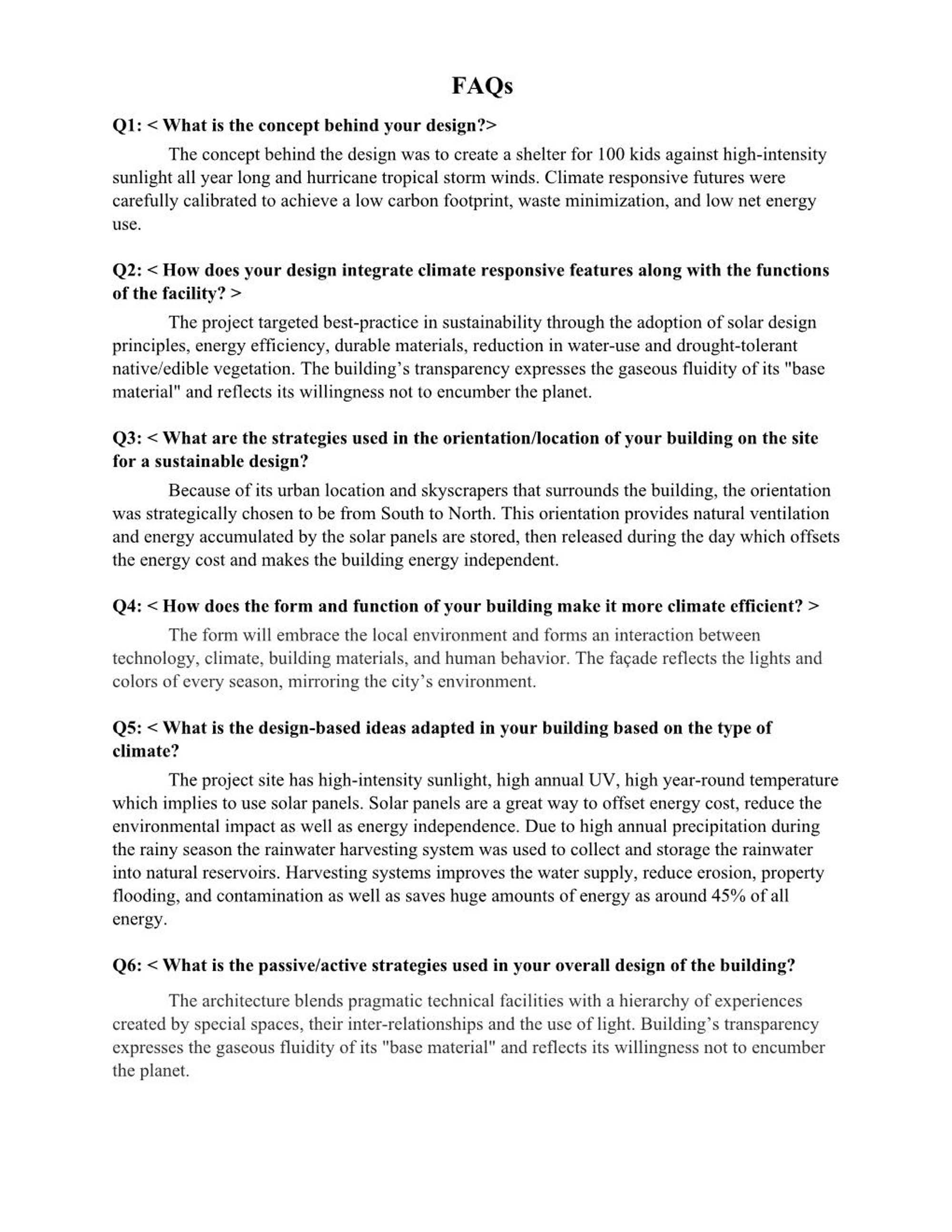 FAQs