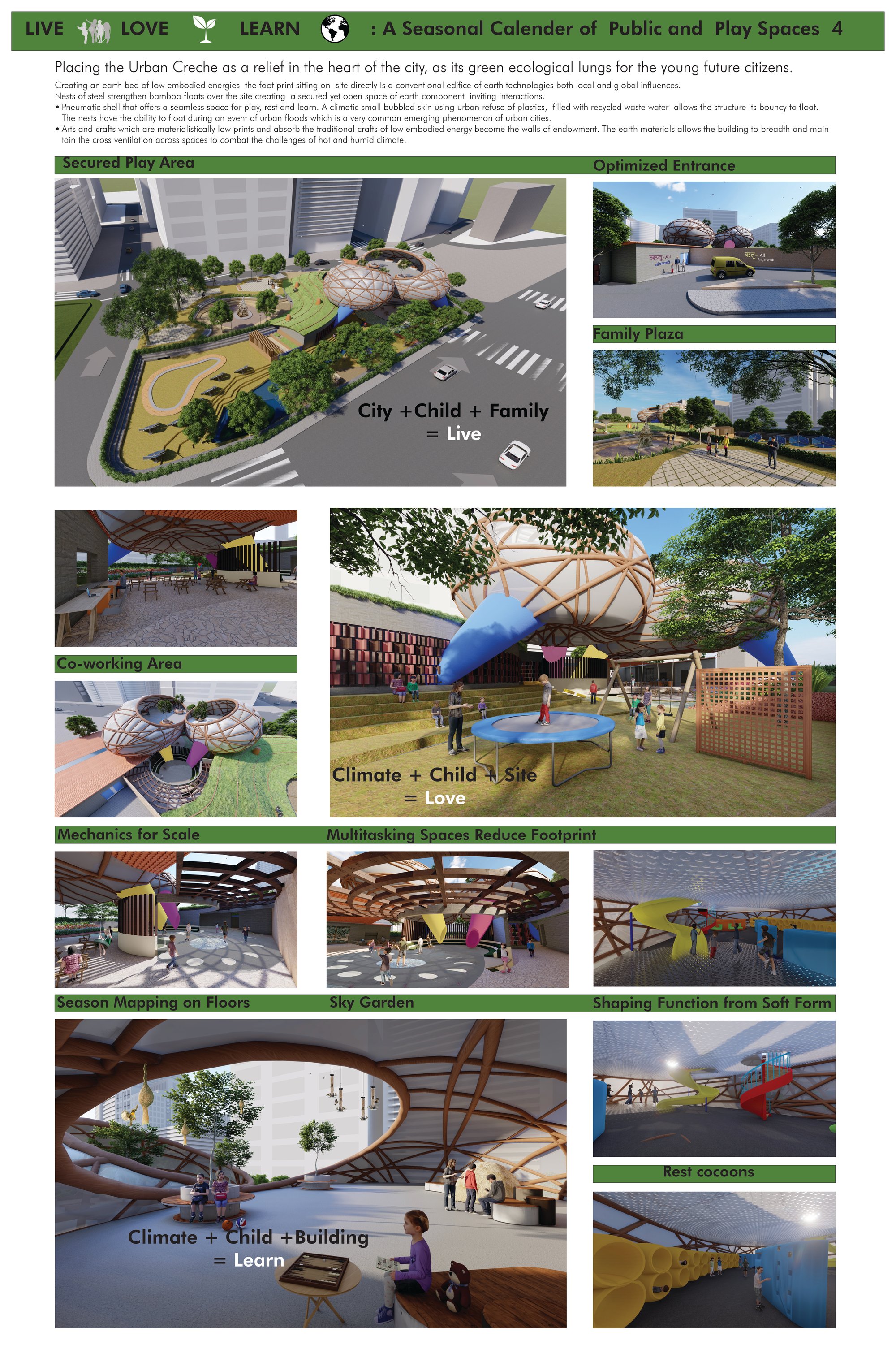 A seasonal Calender of Public and Play Spaces