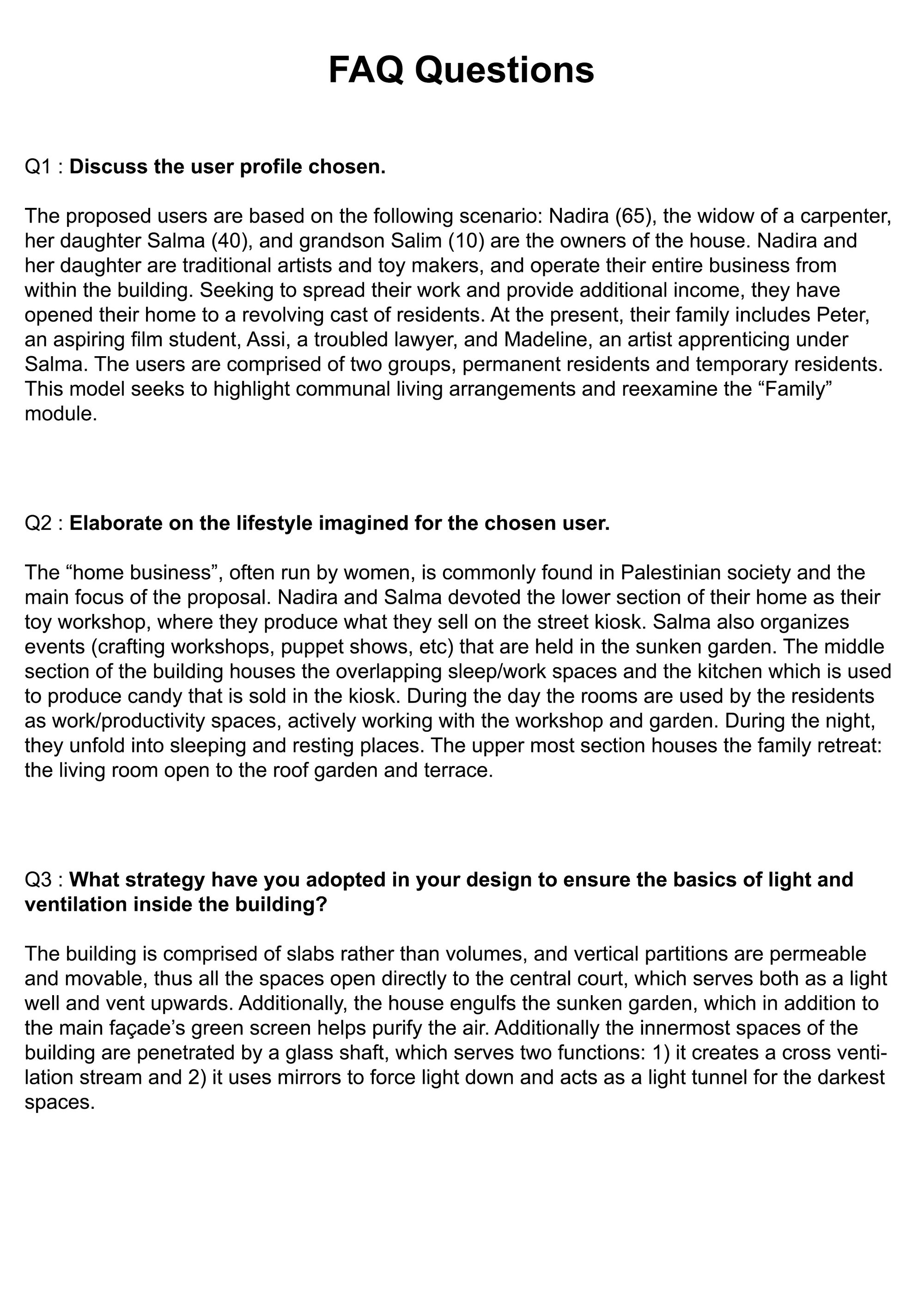 FAQ part 1
