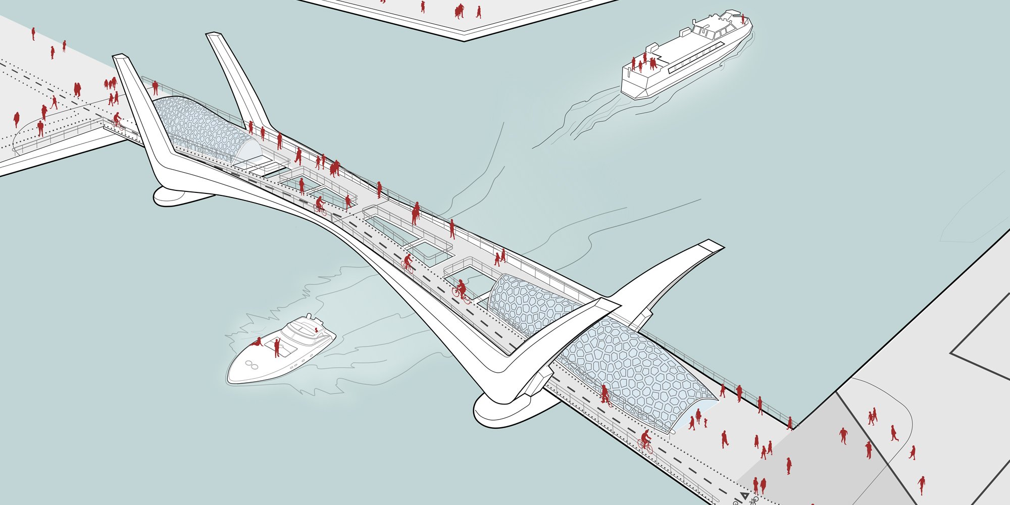 "The City Link" Tordenskjoldsgade København Bridge