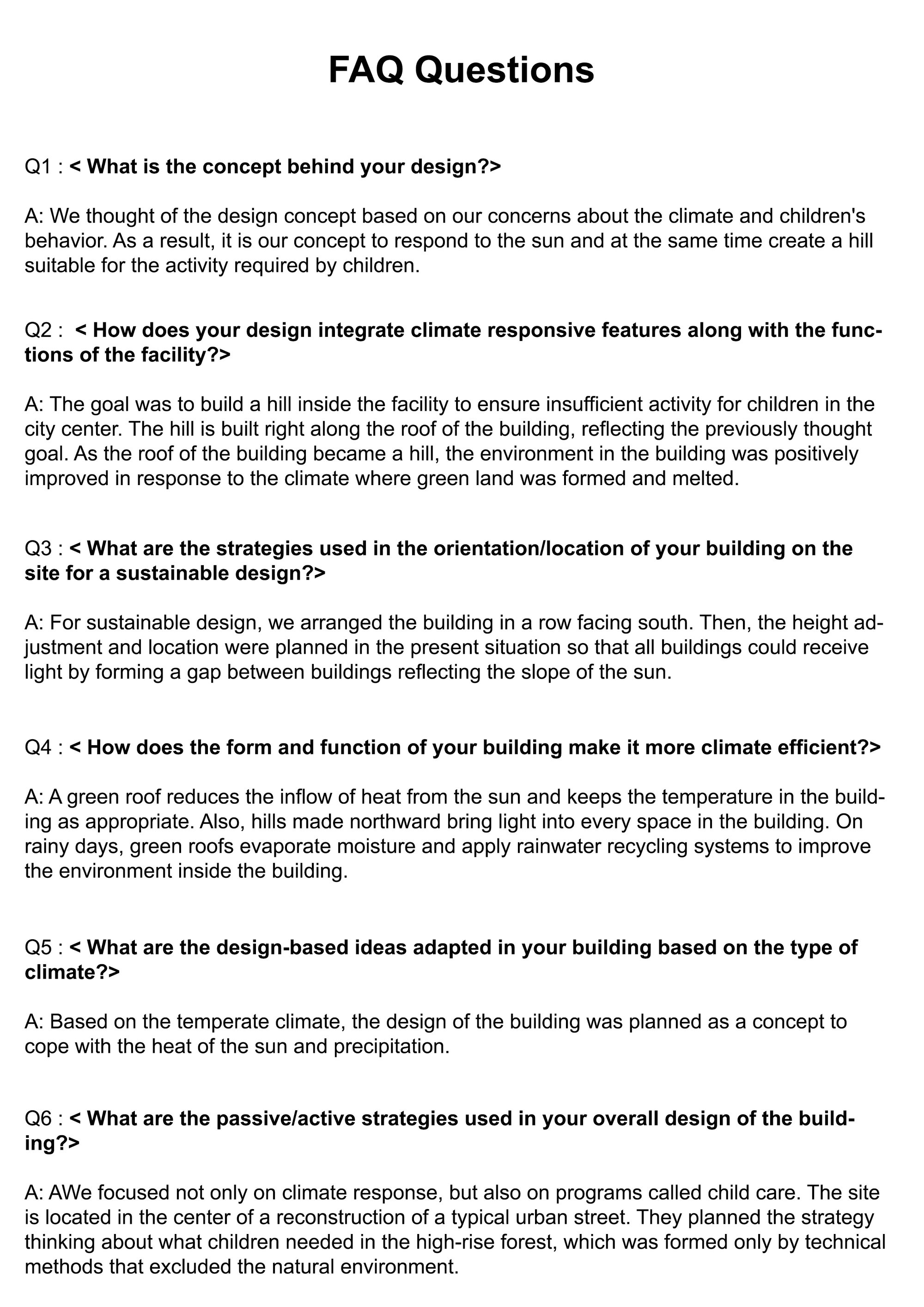 FAQ