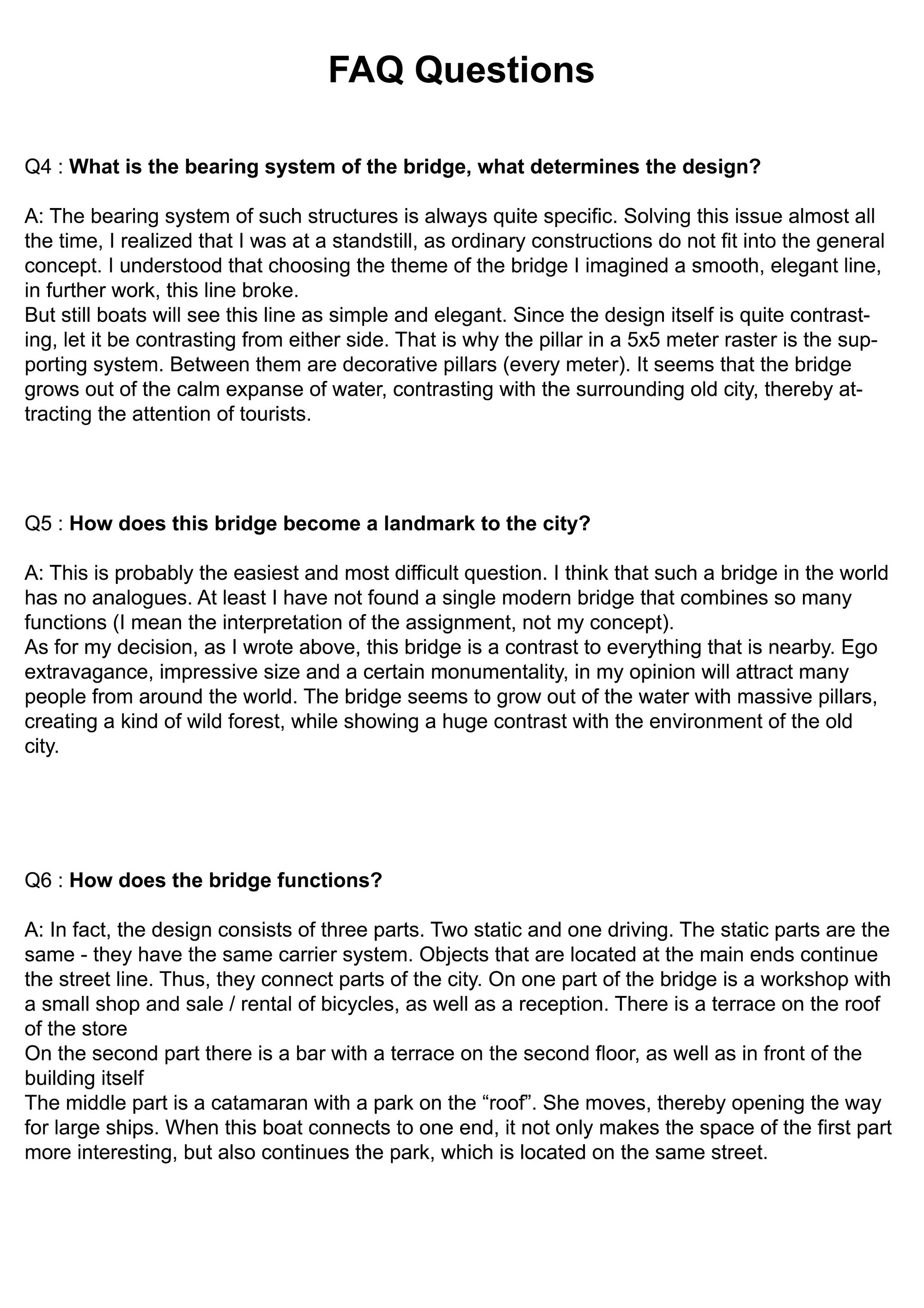 FAQ  questions