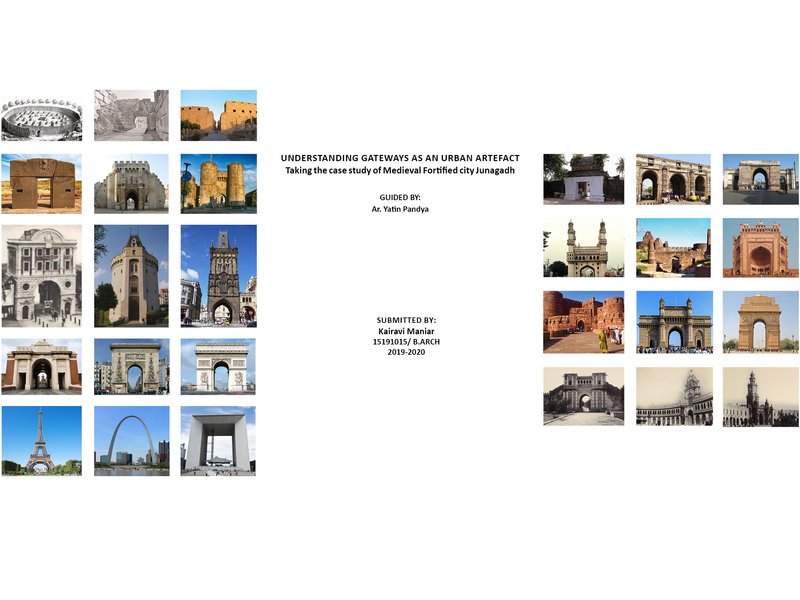 Understanding gateways as an Urban Artefact - Taking the case study of Medieval Fortified City Junagadh