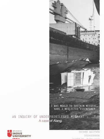 An inquiry of underprivileged migrant labors : A case of Alang