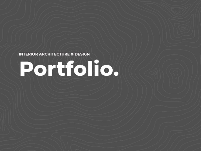 Interior architecture & design portfolio