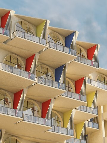 Atomique Housing (Minimal X Parametric X Brutalism X Dystopia)