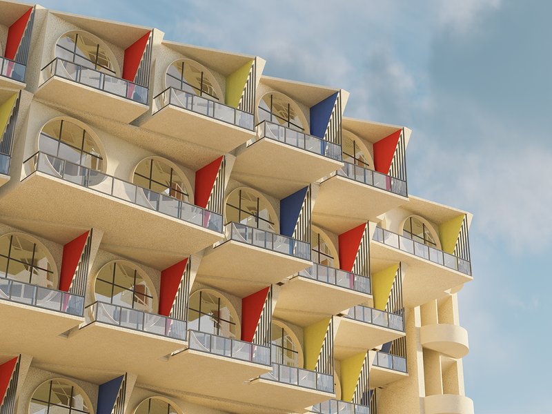 Atomique Housing (Minimal X Parametric X Brutalism X Dystopia)