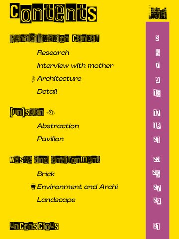 Sensivity & Structure. Architectural portfolio