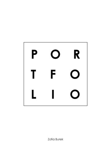 Zofia Burek, Portfolio, 2025