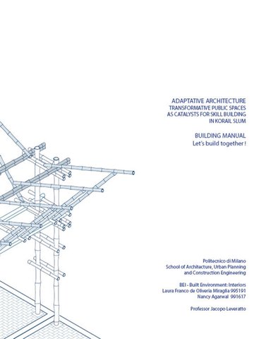 ADAPTATIVE ARCHITECTURE_BUILDING MANUAL