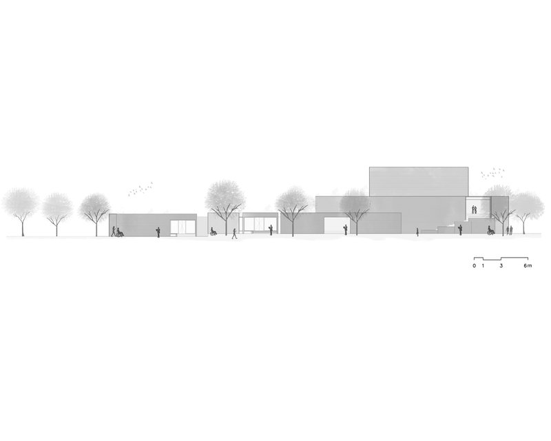 Campus elevation drawing