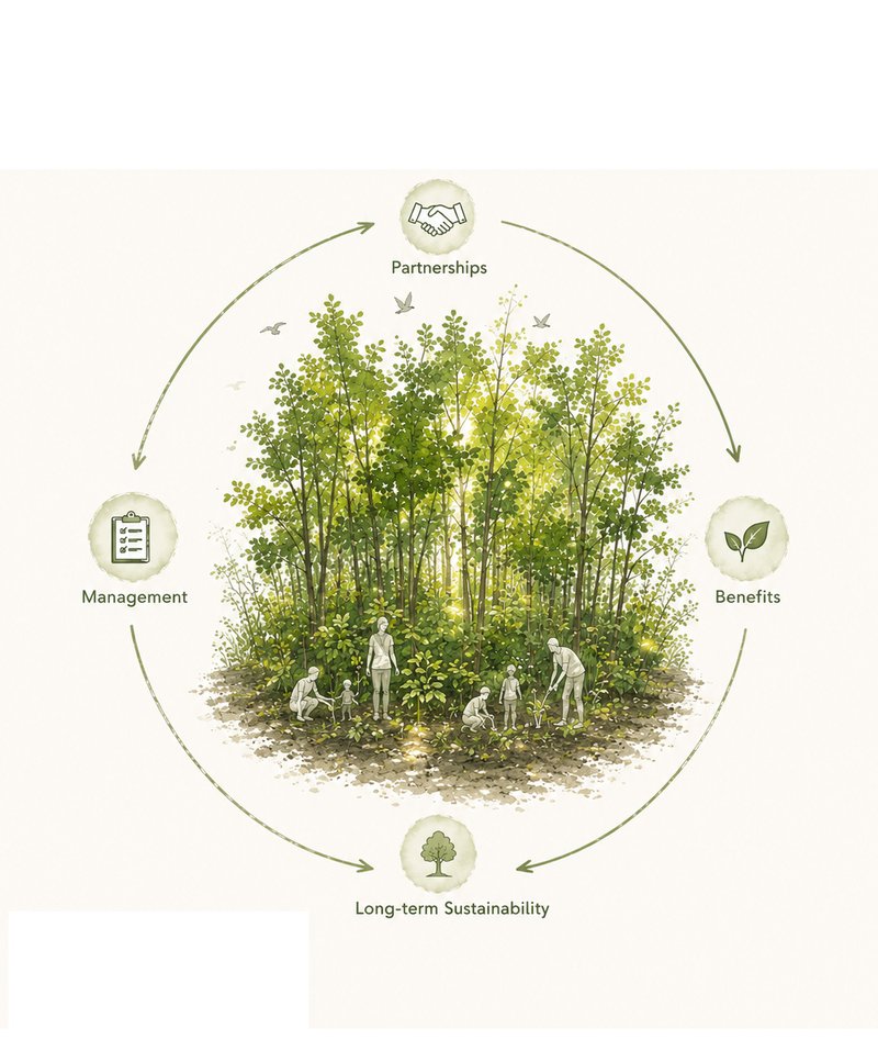 Tiny Forest, Big Impact: Understanding the Complex Dynamics Between Partnerships and Management of Tiny Forest in England