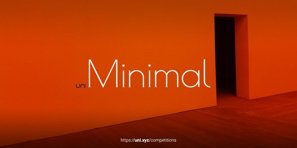 Minimal competition banner