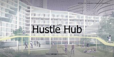 Hustle Hub competition banner