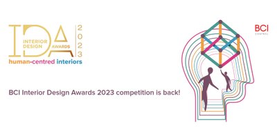 BCI Interior Design Awards 2023 competition banner
