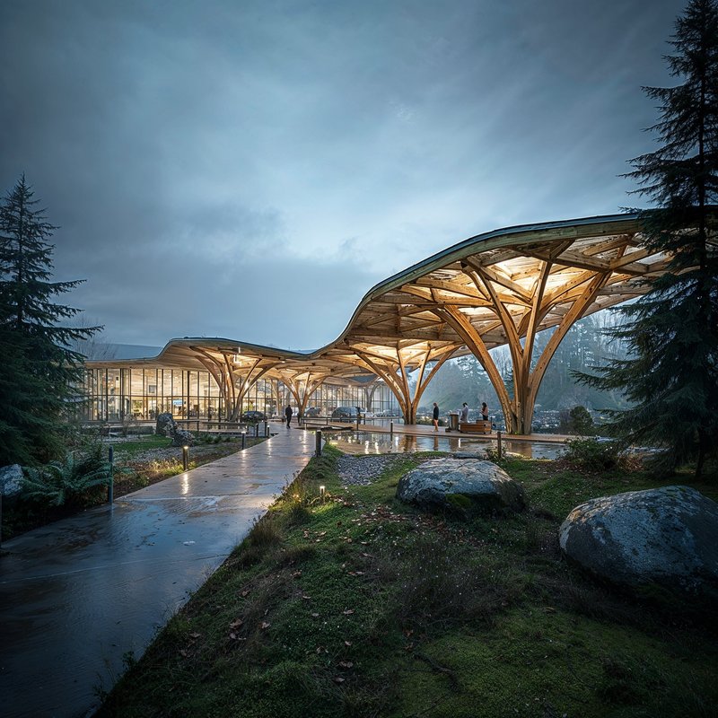 Mass Timber Innovation Center of Canada at Stanley Park, Vancouver. Image: design-unlimited.online