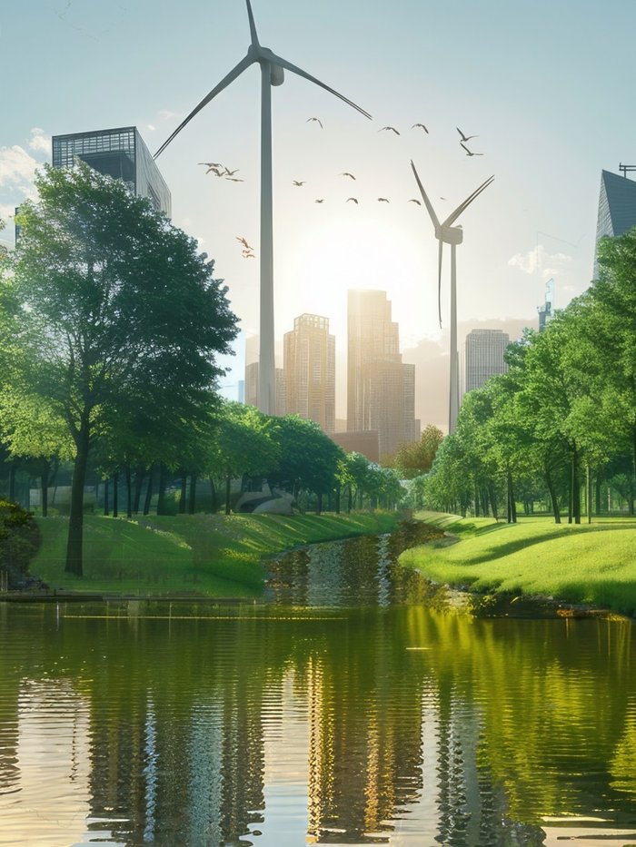 Future Energy Metropolis in Hamburg, Germany